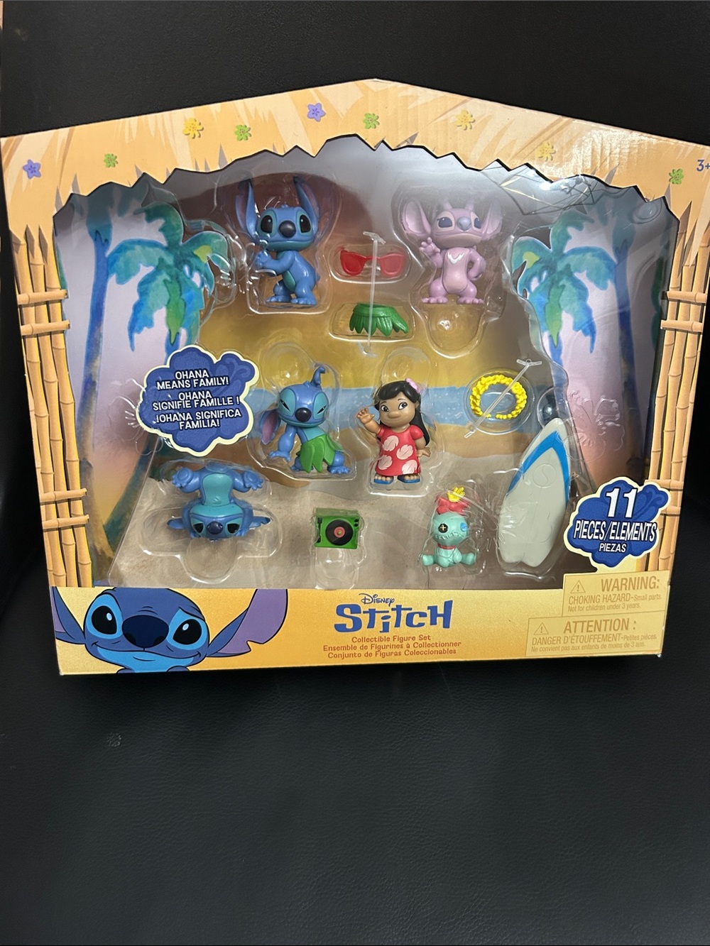 NWT 🆕 Disney Stitch Collectible Figure Set (11 pieces)